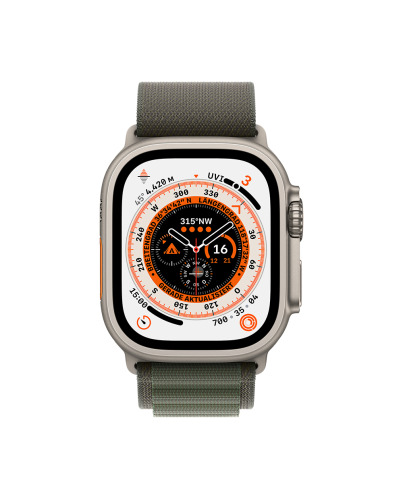 Watch Ultra GPS + Cellular, 49mm Titan, Green