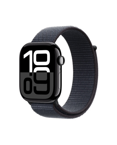 Apple Watch Ser. 10 GPS Cel. 46mm Alu. black with tinte loop band