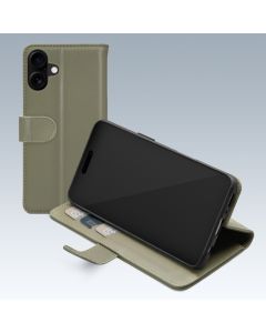 Mobilize Premium Gelly Wallet Book Case Apple iPhone 16 Pro Green