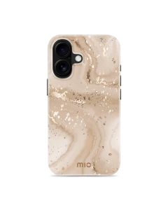 Mobilize MIO Gold Marble Magsafe Compatible for iPhone 16 Pro
