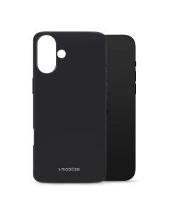 Mobilize Rubber Gelly Case Apple iPhone 16 Matt Black